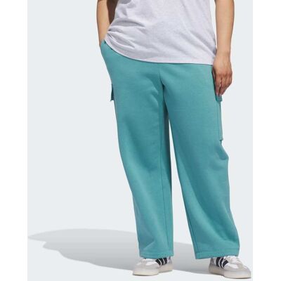Adidas ESSENTIALS INCLUSIVE LINEAR FLEECE CARGO PANTS Powder Teal 2X - Publicité Adidas ESSENTIALS INCLUSIVE LINEAR FLEECE CARGO PANTS Powder Teal 2X - Publicité