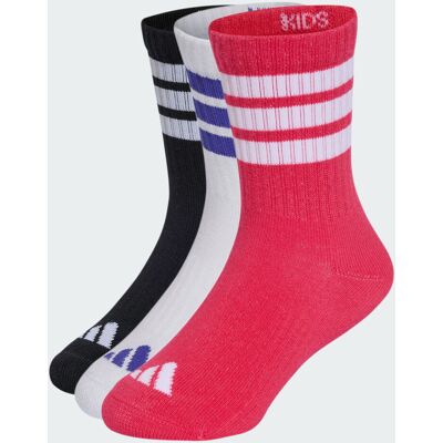 Adidas Lot de 3paires de chaussettes mi-mollet rembourrées 3bandes Enfants Black / Power Pink / Frozen Purple 25-27 - Publicité Adidas Lot de 3paires de chaussettes mi-mollet rembourrées 3bandes Enfants Black / Power Pink / Frozen Purple 25-27 - Publicité