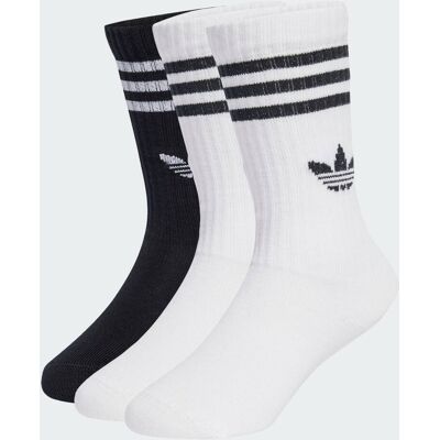 Adidas Chaussettes mi-mollet (3 paires) White / Black 31-33 - Publicité Adidas Chaussettes mi-mollet (3 paires) White / Black 31-33 - Publicité