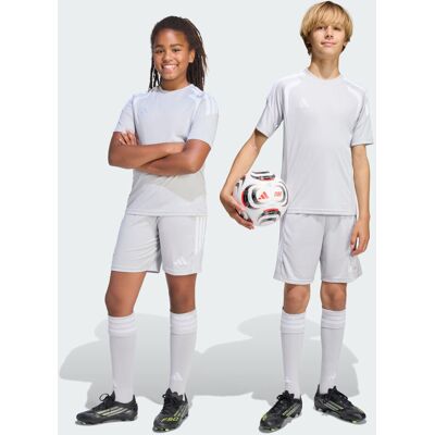 Adidas Short Tiro26 League Enfants Team Light Grey / White 9-10A - Publicité Adidas Short Tiro26 League Enfants Team Light Grey / White 9-10A - Publicité