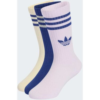 Adidas Chaussettes mi-mollet 3bandes (6paires) Enfants Victory Blue / Warm Vanilla / Ice Lavender 31-33 - Publicité Adidas Chaussettes mi-mollet 3bandes (6paires) Enfants Victory Blue / Warm Vanilla / Ice Lavender 31-33 - Publicité