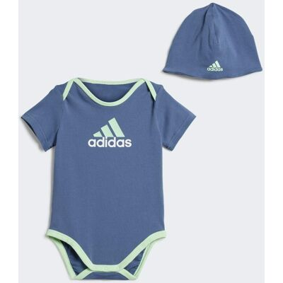 Adidas Ensemble à offrir body et bonnet Essentials Big Logo Enfants Preloved Ink / Green Spark 2-3A - Publicité Adidas Ensemble à offrir body et bonnet Essentials Big Logo Enfants Preloved Ink / Green Spark 2-3A - Publicité