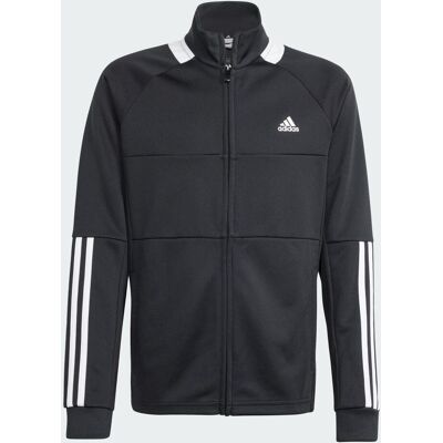 adidas 3S - Bleu - Sweat à capuche zippée Enfants T14 - Publicité adidas 3S - Bleu - Sweat à capuche zippée Enfants T14 - Publicité