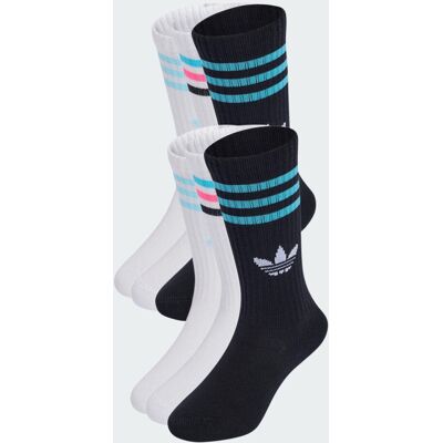 Adidas Chaussettes mi-mollet 3bandes (6paires) Enfants Black / White / Samba Blue / Bliss Blue 31-33 - Publicité Adidas Chaussettes mi-mollet 3bandes (6paires) Enfants Black / White / Samba Blue / Bliss Blue 31-33 - Publicité