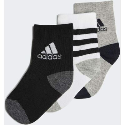 Adidas Chaussettes graphiques (3 paires) White / Black / Medium Grey Heather 37-39 - Publicité Adidas Chaussettes graphiques (3 paires) White / Black / Medium Grey Heather 37-39 - Publicité