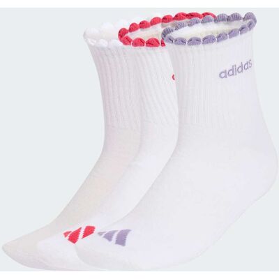 Adidas Chaussettes hauteur mi-cheville Femmes (3 paires) White / Frozen Purple / Power Pink / Magic Mauve 40-42 - Publicité Adidas Chaussettes hauteur mi-cheville Femmes (3 paires) White / Frozen Purple / Power Pink / Magic Mauve 40-42 - Publicité