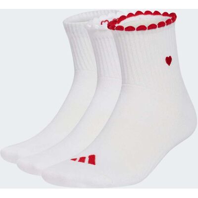 Adidas Chaussettes Graphique 3paires Femmes White / Better Scarlet / Black 37-39 - Publicité Adidas Chaussettes Graphique 3paires Femmes White / Better Scarlet / Black 37-39 - Publicité