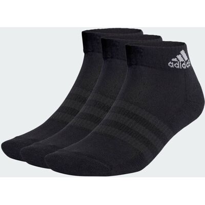 Adidas Socquettes matelassées Sportswear (3 paires) Black / White 37-39 - Publicité Adidas Socquettes matelassées Sportswear (3 paires) Black / White 37-39 - Publicité