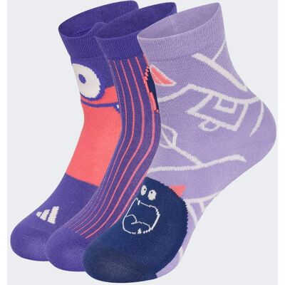 Adidas CHAUSSETTES LITTLE TIRO_NSTER ENFANTS (3 PAIRES) Pure Purple / Magic Lilac / Pure Purple 37-39 - Publicité Adidas CHAUSSETTES LITTLE TIRO_NSTER ENFANTS (3 PAIRES) Pure Purple / Magic Lilac / Pure Purple 37-39 - Publicité