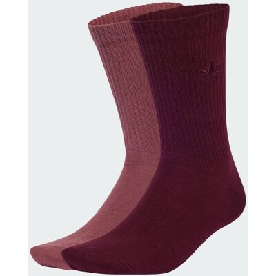 Adidas LOT DE 2PAIRES DE CHAUSSETTES MI-MOLLET EVERYDAY ICONS Maroon / Burgundy 34-36 - Publicité Adidas LOT DE 2PAIRES DE CHAUSSETTES MI-MOLLET EVERYDAY ICONS Maroon / Burgundy 34-36 - Publicité