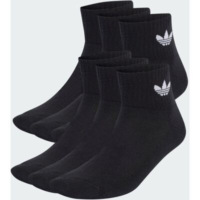 Adidas Socquettes Mid (6 paires) Black 31-33 - Publicité Adidas Socquettes Mid (6 paires) Black 31-33 - Publicité