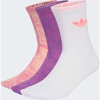 Adidas Chaussettes mi-mollet Tie Dye (3 paires) Blush Pink / Purple Rush / White 46-48 - Publicité Adidas Chaussettes mi-mollet Tie Dye (3 paires) Blush Pink / Purple Rush / White 46-48 - Publicité