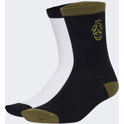 Adidas CHAUSSETTES MI-MOLLET SKATE (2 PAIRES) White / Black 40-42 - Publicité Adidas CHAUSSETTES MI-MOLLET SKATE (2 PAIRES) White / Black 40-42 - Publicité