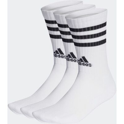 Adidas Chaussettes matelassées 3-Stripes (3 paires) White / Black 19-21 - Publicité Adidas Chaussettes matelassées 3-Stripes (3 paires) White / Black 19-21 - Publicité