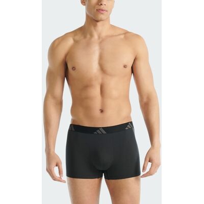 Adidas BOXER SOUS-VÊTEMENT SANS COUTURE MICRO STRETCH ACTIVE (LOT DE 2) Black / Grey Six S - Publicité Adidas BOXER SOUS-VÊTEMENT SANS COUTURE MICRO STRETCH ACTIVE (LOT DE 2) Black / Grey Six S - Publicité