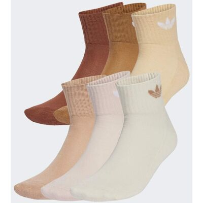 Adidas Socquettes Mid (6 paires) Cream White / Wonder Quartz / Sand Strata 43-45 - Publicité Adidas Socquettes Mid (6 paires) Cream White / Wonder Quartz / Sand Strata 43-45 - Publicité
