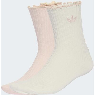 Adidas CHAUSSETTES MI-MOLLET À VOLANTS (2PAIRES) Off White / Wonder Quartz 43-45 - Publicité Adidas CHAUSSETTES MI-MOLLET À VOLANTS (2PAIRES) Off White / Wonder Quartz 43-45 - Publicité