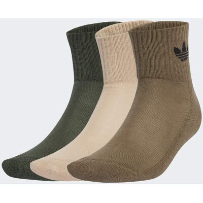 Adidas Chaussettes mi-mollet (3 paires) Medium Dark Khaki / Wonder Beige / Legend Earth 46-48 - Publicité Adidas Chaussettes mi-mollet (3 paires) Medium Dark Khaki / Wonder Beige / Legend Earth 46-48 - Publicité