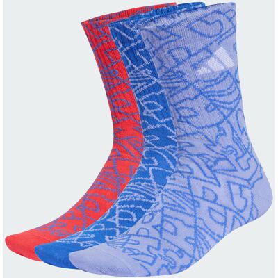 Adidas Chaussettes TeamGB GFX (3paires) Blue Spark / Semi Lucid Red / Hi-Res Blue 37-39 - Publicité Adidas Chaussettes TeamGB GFX (3paires) Blue Spark / Semi Lucid Red / Hi-Res Blue 37-39 - Publicité