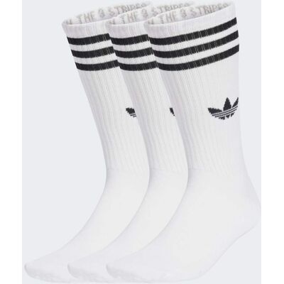 Adidas Chaussettes mi-mollet 3 bandes (3 paires) White / White / White 46-48 - Publicité Adidas Chaussettes mi-mollet 3 bandes (3 paires) White / White / White 46-48 - Publicité