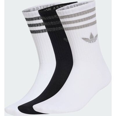 Adidas CHAUSSETTES MI-MOLLET PAILLETTES 3BANDES (3PAIRES) White / Silver Metallic / Black 40-42 - Publicité Adidas CHAUSSETTES MI-MOLLET PAILLETTES 3BANDES (3PAIRES) White / Silver Metallic / Black 40-42 - Publicité