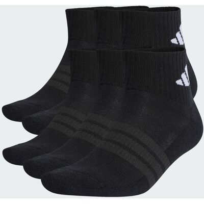 Adidas Socquettes rembourrées Essentials (6 paires) Black / Black / White 46-48 - Publicité Adidas Socquettes rembourrées Essentials (6 paires) Black / Black / White 46-48 - Publicité