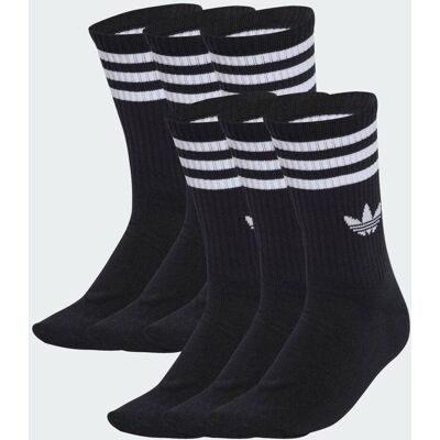 Adidas Chaussettes 3 bandes (6 paires) Black 46-48 - Publicité Adidas Chaussettes 3 bandes (6 paires) Black 46-48 - Publicité