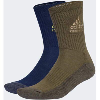 Adidas Chaussettes Equipment (2 paires) Night Indigo / Olive Strata 34-36 - Publicité Adidas Chaussettes Equipment (2 paires) Night Indigo / Olive Strata 34-36 - Publicité