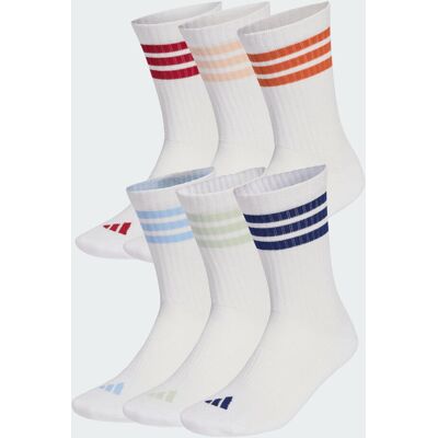 Adidas Chaussettes mi-mollet rembourrées Essentials 3 bandes (6 paires) White / Active Maroon / Fox Orange / Dark Blue 46-48 - Publicité Adidas Chaussettes mi-mollet rembourrées Essentials 3 bandes (6 paires) White / Active Maroon / Fox Orange / Dark Blue 46-48 - Publicité