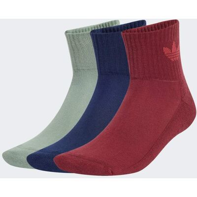Adidas Chaussettes mi-mollet (3 paires) Shadow Red / Silver Green / Night Indigo 31-33 - Publicité Adidas Chaussettes mi-mollet (3 paires) Shadow Red / Silver Green / Night Indigo 31-33 - Publicité