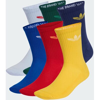Adidas Chaussettes rembourrées Trefoil (6 paires) Crystal Sky / Dark Blue / Better Scarlet / Collegiate Green 40-42 - Publicité Adidas Chaussettes rembourrées Trefoil (6 paires) Crystal Sky / Dark Blue / Better Scarlet / Collegiate Green 40-42 - Publicité