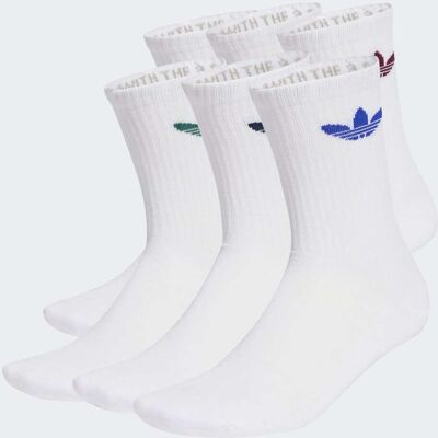 Adidas Chaussettes rembourrées Trefoil (6 paires) White / Night Indigo / Collegiate Green 40-42 - Publicité Adidas Chaussettes rembourrées Trefoil (6 paires) White / Night Indigo / Collegiate Green 40-42 - Publicité