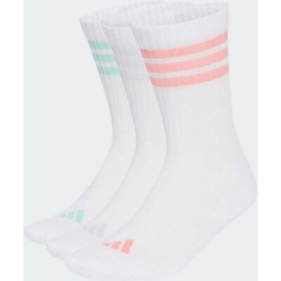 Adidas Lot de 3paires de chaussettes mi-mollet rembourrées 3bandes White / Semi Frozen Turbo / Clear Mint / Frozen Purple 40-42 - Publicité Adidas Lot de 3paires de chaussettes mi-mollet rembourrées 3bandes White / Semi Frozen Turbo / Clear Mint / Frozen Purple 40-42 - Publicité