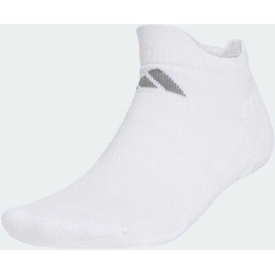 Adidas CHAUSSETTES DE TENNIS REMBOURRÉES COUPE BASSE (1 PAIRE) White / Grey Three 46-48 - Publicité Adidas CHAUSSETTES DE TENNIS REMBOURRÉES COUPE BASSE (1 PAIRE) White / Grey Three 46-48 - Publicité
