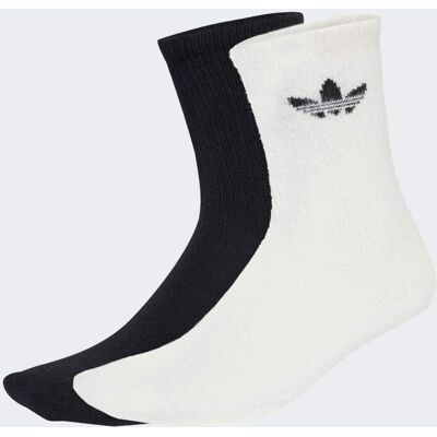 Adidas Chaussettes mi-mollet pelucheuses (2 paires) Off White / Black 34-36 - Publicité Adidas Chaussettes mi-mollet pelucheuses (2 paires) Off White / Black 34-36 - Publicité