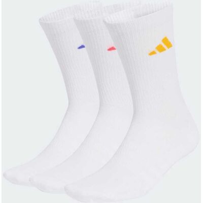 Adidas CHAUSSETTES MI-MOLLET SPORTSWEAR REMBOURRÉES (3PAIRES) White / Solar Purple / Crew Yellow / Pure Turbo 49-51 - Publicité Adidas CHAUSSETTES MI-MOLLET SPORTSWEAR REMBOURRÉES (3PAIRES) White / Solar Purple / Crew Yellow / Pure Turbo 49-51 - Publicité