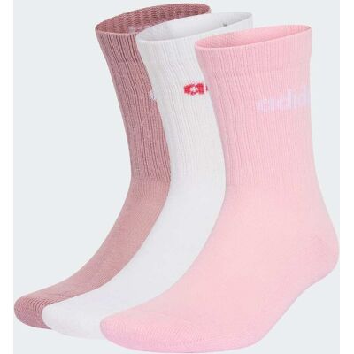 Adidas Chaussettes matelassées Linear (3 paires) Magic Mauve / White / Clear Pink 37-39 - Publicité Adidas Chaussettes matelassées Linear (3 paires) Magic Mauve / White / Clear Pink 37-39 - Publicité
