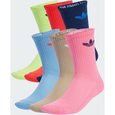 Adidas Chaussettes rembourrées Trefoil (6 paires) Ash Blue / Night Indigo / Lucid Red 37-39 - Publicité Adidas Chaussettes rembourrées Trefoil (6 paires) Ash Blue / Night Indigo / Lucid Red 37-39 - Publicité