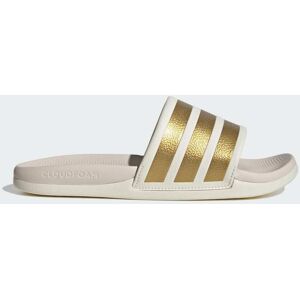 Adidas CLAQUETTE ADILETTE COMFORT 2.0 Off White / Gold Metallic / Chalk White - Publicité Adidas CLAQUETTE ADILETTE COMFORT 2.0 Off White / Gold Metallic / Chalk White - Publicité