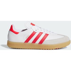Adidas Chaussure de golf sans crampons Samba Cloud White / Pure Ruby / Gum 42 - Publicité Adidas Chaussure de golf sans crampons Samba Cloud White / Pure Ruby / Gum 42 - Publicité