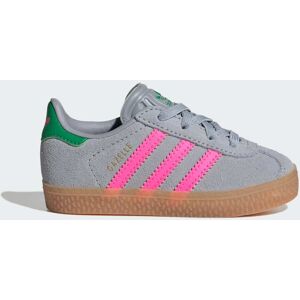 Adidas Chaussure Gazelle Comfort Closure Lacets Élastiques Enfants Halo Silver / Lucid Pink / Green 24 - Publicité Adidas Chaussure Gazelle Comfort Closure Lacets Élastiques Enfants Halo Silver / Lucid Pink / Green 24 - Publicité