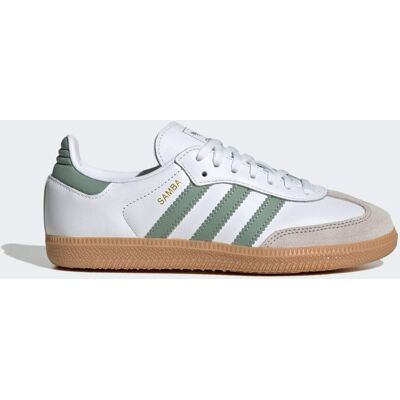Adidas Chaussure Samba OG Cloud White / Silver Green / Gum 40 - Publicité Adidas Chaussure Samba OG Cloud White / Silver Green / Gum 40 - Publicité