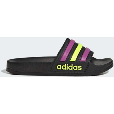 Adidas SANDALE ADILETTE SHOWER Core Black / Flash Pink / Solar Yellow 34 - Publicité Adidas SANDALE ADILETTE SHOWER Core Black / Flash Pink / Solar Yellow 34 - Publicité