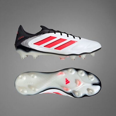 Adidas Chaussure Copa Pure 3 Elite Terrain souple Cloud White / Lucid Red / Core Black 44 2/3 - Publicité Adidas Chaussure Copa Pure 3 Elite Terrain souple Cloud White / Lucid Red / Core Black 44 2/3 - Publicité