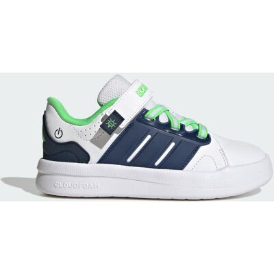 Adidas CHAUSSURE LIGHTORAMA COURT ENFANTS Cloud White / Night Indigo / Screaming Green 28 1/2 - Publicité Adidas CHAUSSURE LIGHTORAMA COURT ENFANTS Cloud White / Night Indigo / Screaming Green 28 1/2 - Publicité