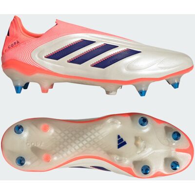 Adidas Chaussure sans lacets Copa Pure 3 Elite Terrain gras Off White / Lucid Blue / Signal Coral 45 1/3 - Publicité Adidas Chaussure sans lacets Copa Pure 3 Elite Terrain gras Off White / Lucid Blue / Signal Coral 45 1/3 - Publicité