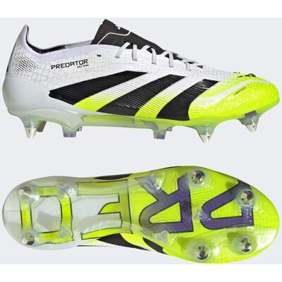 Adidas Chaussures Predator Elite Terrain gras Cloud White / Core Black / Lucid Lemon 39 1/3 - Publicité Adidas Chaussures Predator Elite Terrain gras Cloud White / Core Black / Lucid Lemon 39 1/3 - Publicité
