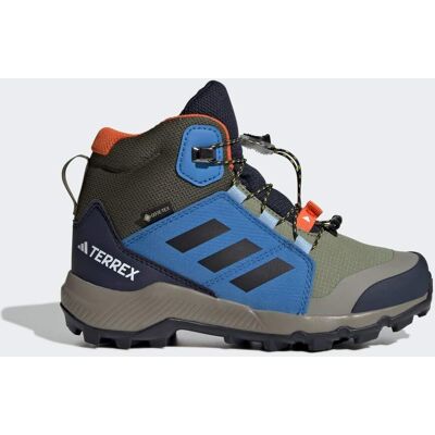 Adidas Chaussure de randonnée Terrex Mid GORE-TEX Tent Green / Core Black / Ray Blue 29 - Publicité Adidas Chaussure de randonnée Terrex Mid GORE-TEX Tent Green / Core Black / Ray Blue 29 - Publicité