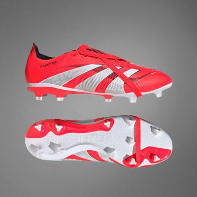 Adidas Chaussure Predator languette rabattue Terrain souple/Multi-surfaces Lucid Red / Cloud White / Core Black 43 1/3 - Publicité Adidas Chaussure Predator languette rabattue Terrain souple/Multi-surfaces Lucid Red / Cloud White / Core Black 43 1/3 - Publicité