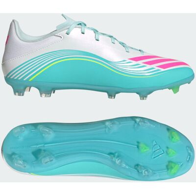 Adidas F50 MESSI LEAGUE Firm Ground /Multi Ground Football Boots Cloud White / Lucid Pink / Flash Aqua 47 1/3 - Publicité Adidas F50 MESSI LEAGUE Firm Ground /Multi Ground Football Boots Cloud White / Lucid Pink / Flash Aqua 47 1/3 - Publicité